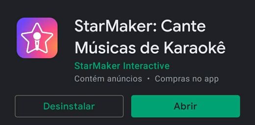 "StarMaker" Um aplicativo ótimo para cantar e fazer amigos. 