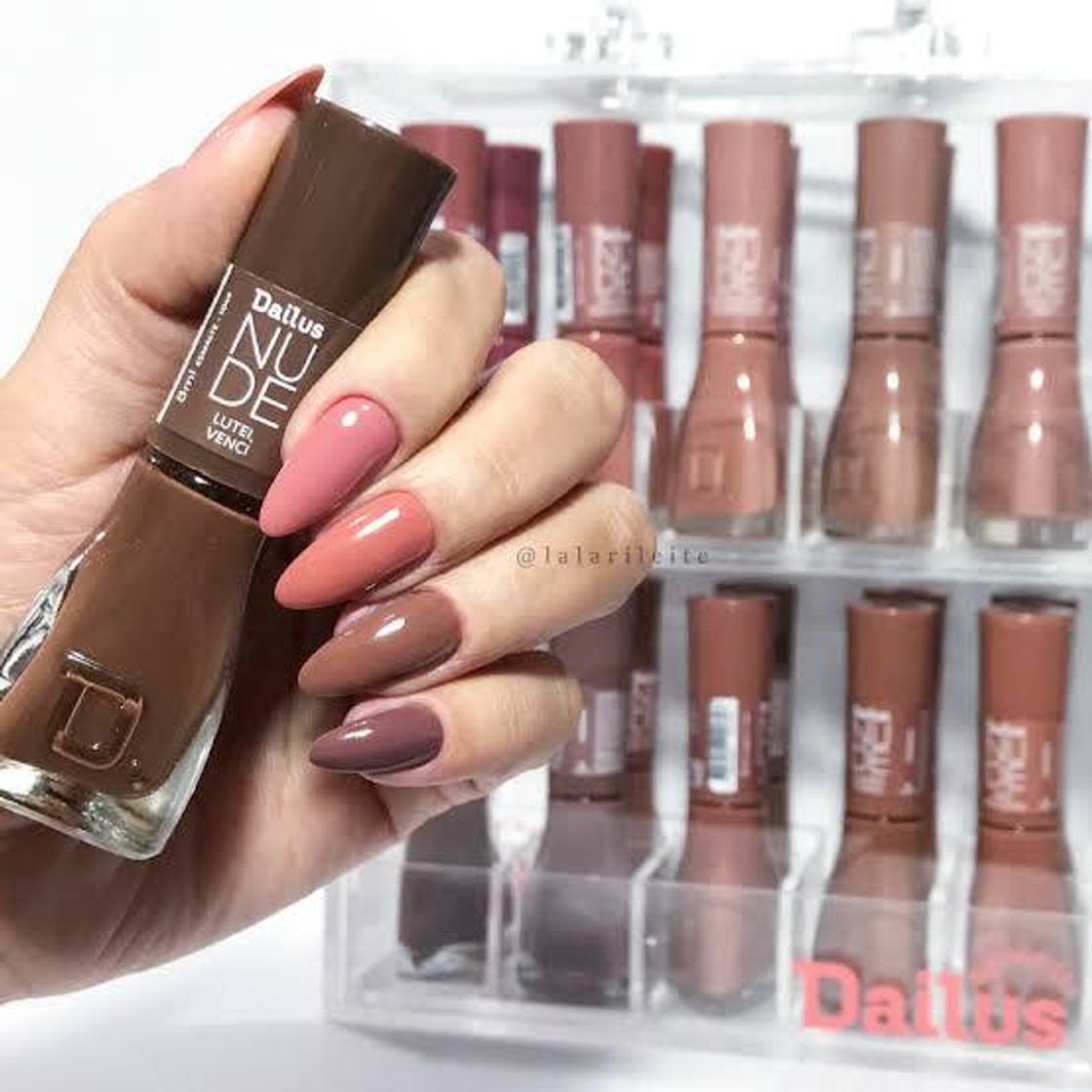 Fashion swatches esmaltes dailus nudes - coleção dona do meu nude