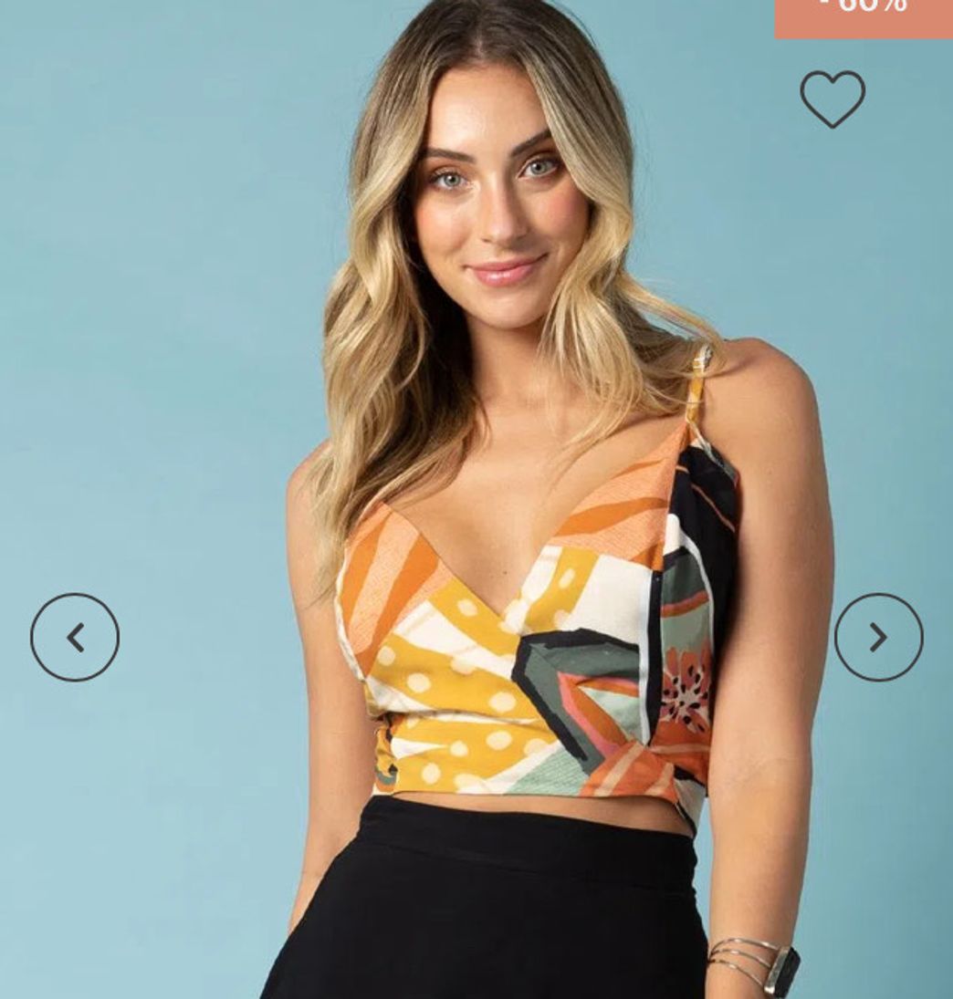Social Cropped estampa malagueta