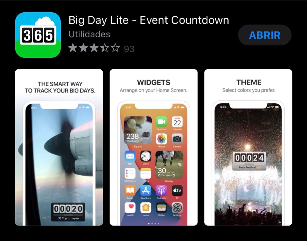 Moda ‎Big Day Lite - App Store