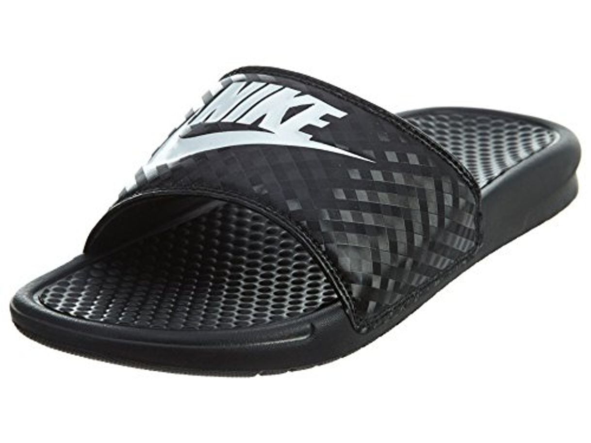 Moda Nike Benassi, Chanclas para Mujer, Negro