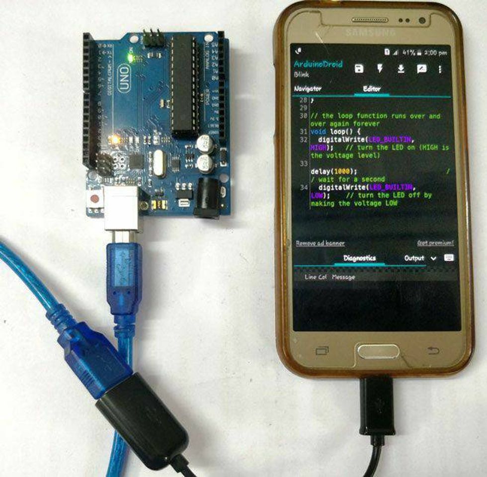 Moda Programar o arduino pelo smartphone !