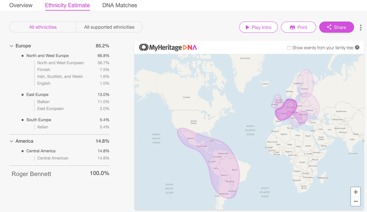 Moda MyHeritage