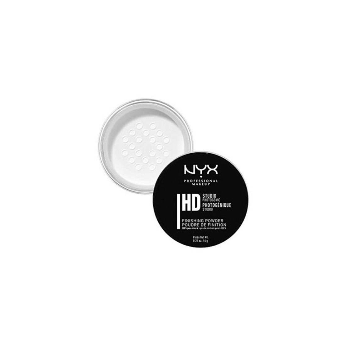 Belleza NYX Professional Makeup Polvos fijadores Studio Finishing Powder, Polvos sueltos, Acabado mate,