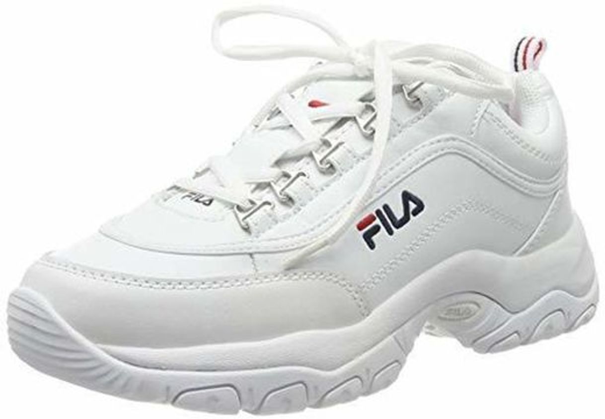 Moda Fila Strada Low wmn, Zapatillas Altas para Mujer, Blanco