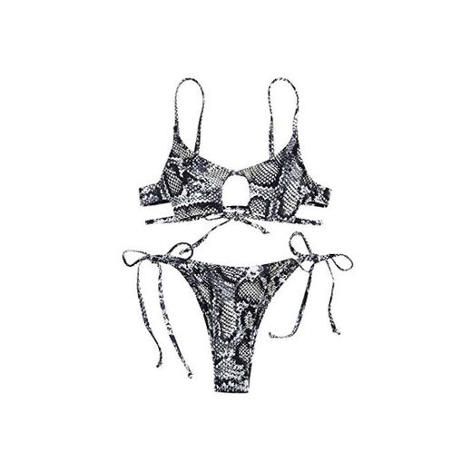 ZAFUL Conjunto de bikini para mujer con diseño de dálmata