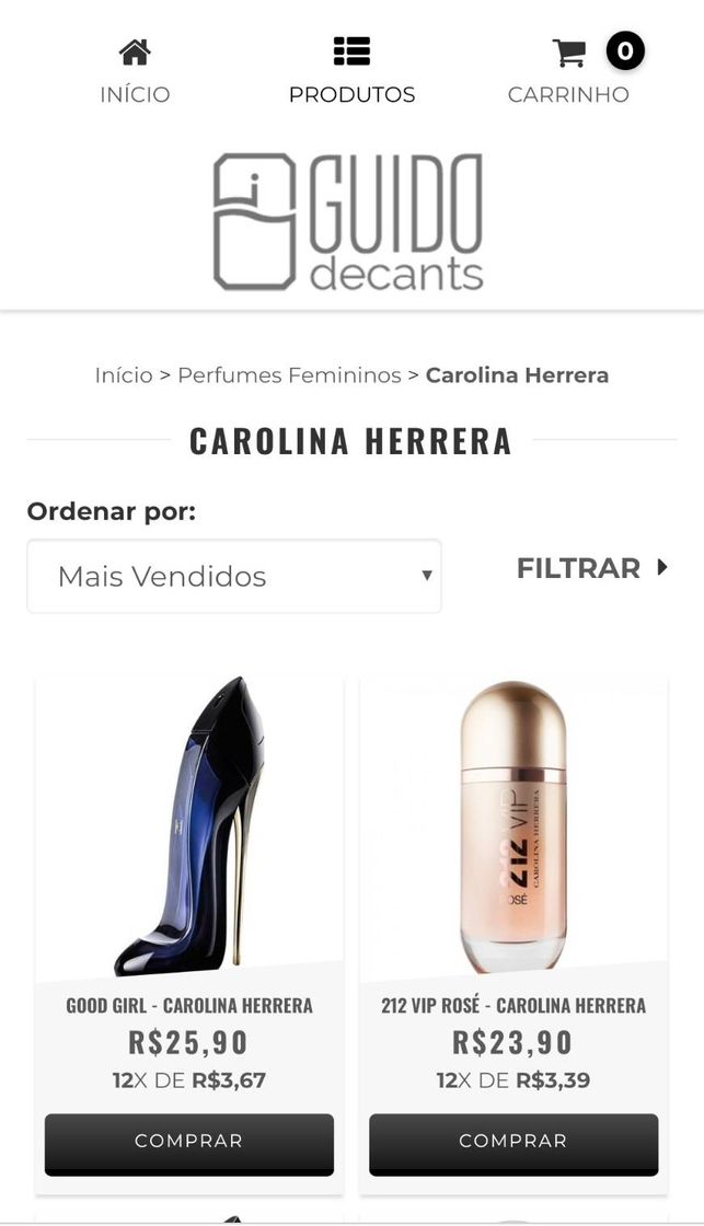 Moda guidodecants.com Perfume importado 