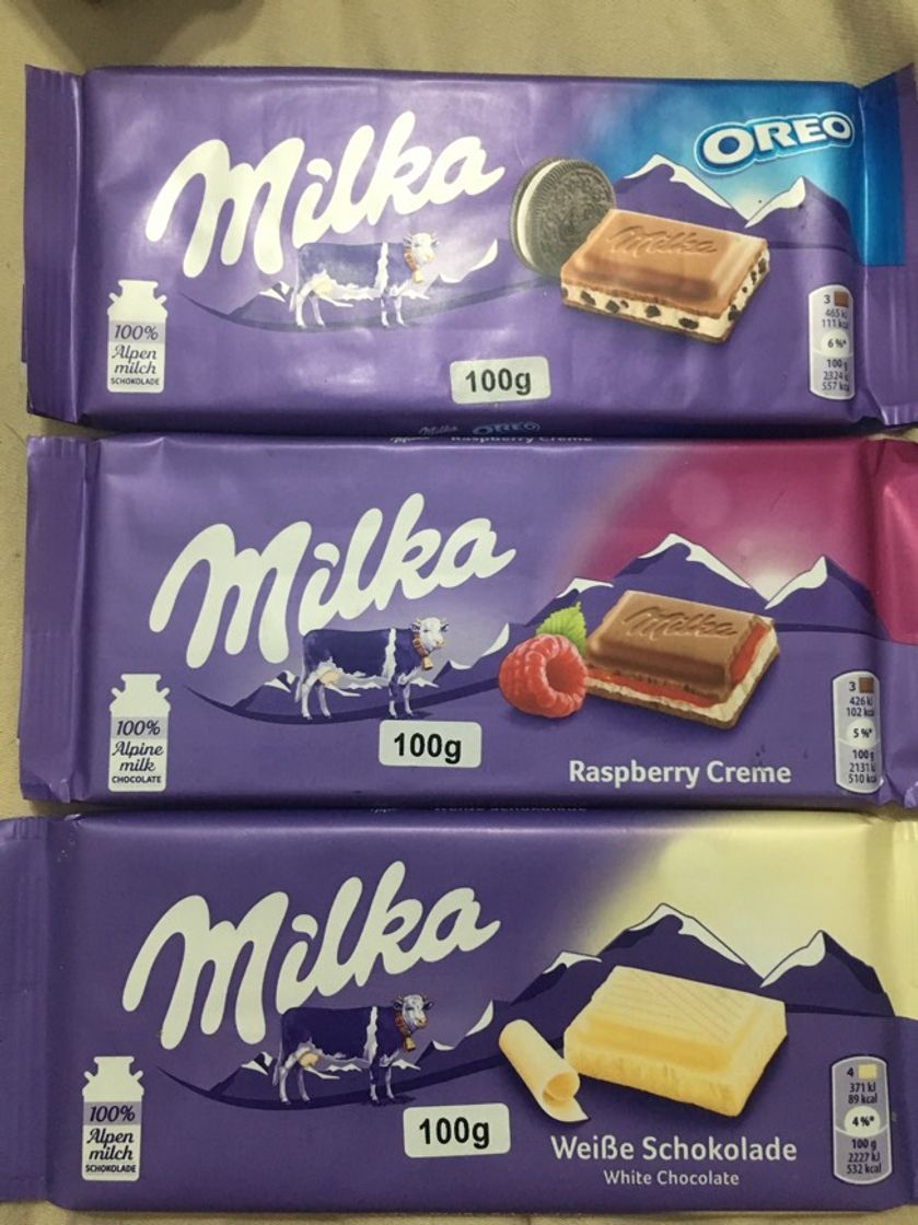 Producto Chocolate Milka