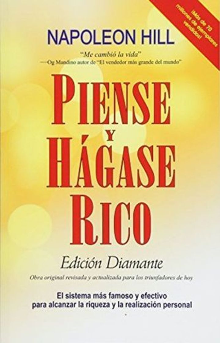 Libro Piense y Hagase Rico: Edicion Diamante: Obra original, revisada y actualizada para los triunfadores de hoy