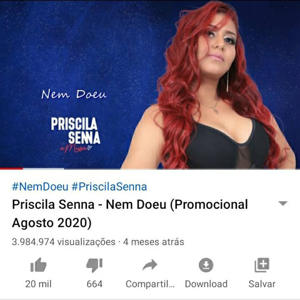 Fashion Priscila Senna - Nem Doeu (Promocional Agosto 2020) - YouTube