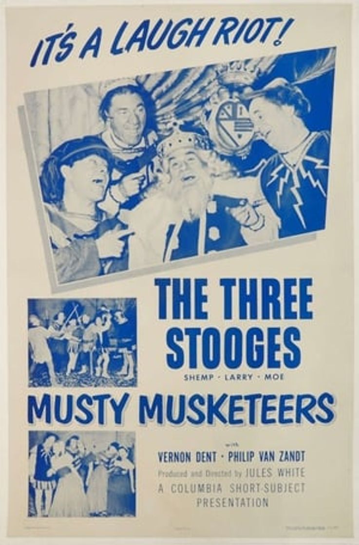 Película The Three Stooges in musty muskeeters