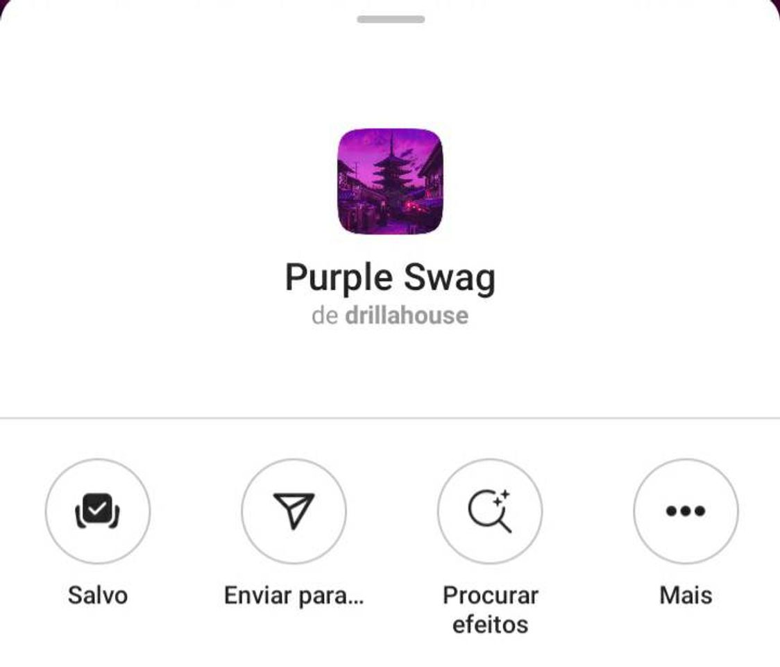 Fashion Purple Swag Filter 