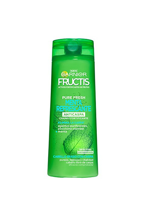 Productos Garnier Fructis Champú Pure Fresh Menta Refrescante