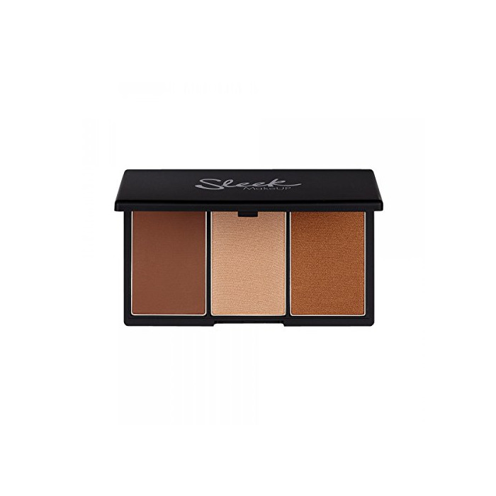 Social Elegante forma de la cara de maquillaje Contour Palette Bronzer y 20g