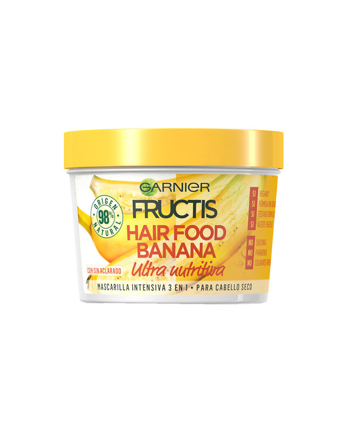 Belleza HAIR FOOD banana mascarilla ultra nutritiva 390 ml