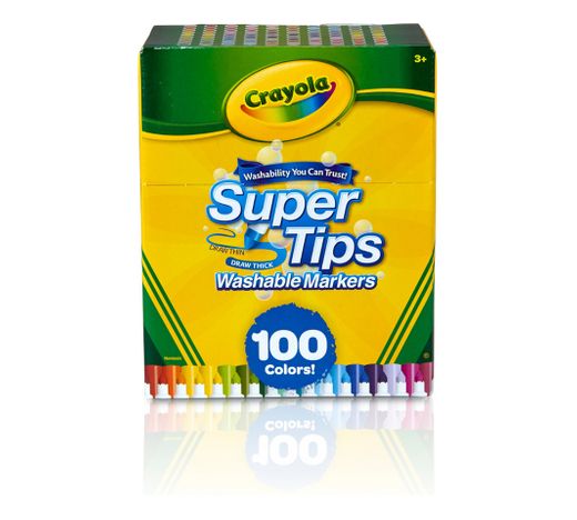 100 Super Tips Washable Markers