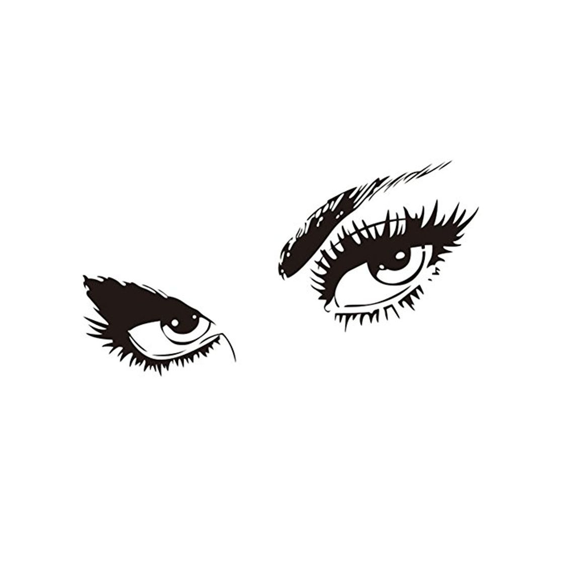 Social iTemer Vinilos decorativos pared dormitorio Stickers Pegatinas pared decorativas Decoracion pared Un hermoso regalo Ojos 39 * 42cm 1 set