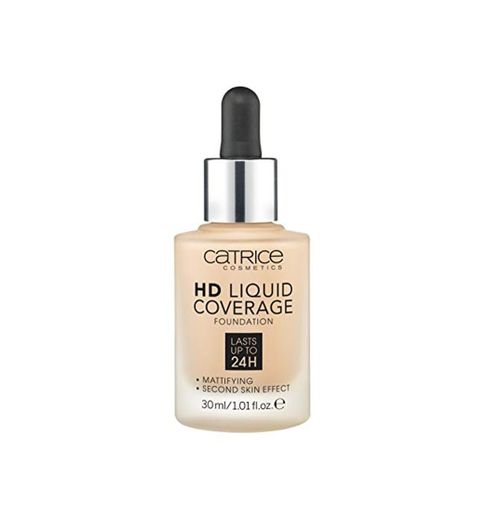 CATRICE HD FOUNDATION SAND BEIGE 030 COVERAGE LIQUID 30 ML