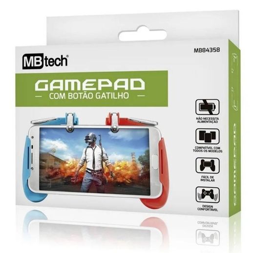 Gamepad Controle Com Gatilhos Celular Smartphone Jogos