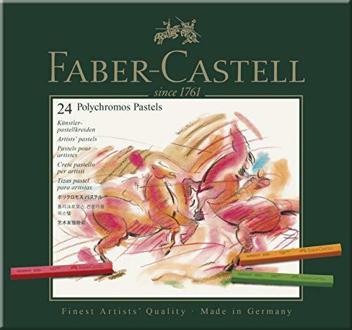 Elemento de la categoría hogar Faber-Castell 128524 - Estuche de cartón con 24 tizas pastel