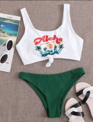 Bikini aloha Shein 