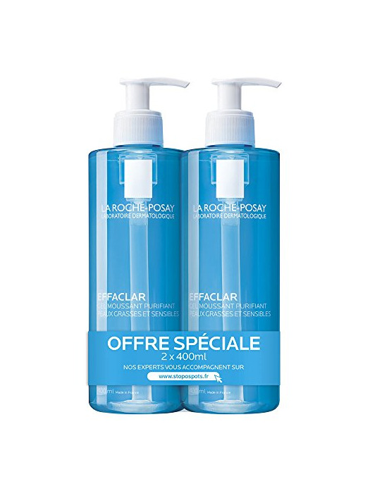 Belleza LA ROCHE POSAY EFFACLAR GEL MOUSSANT 400 ML X 2 UNIDADES LOTE