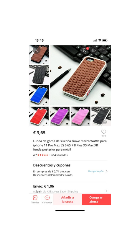 Producto Funda iPhone Vans