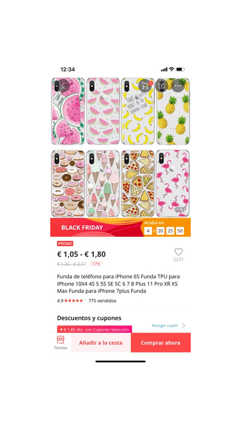 Producto Fundas con distintos estampados