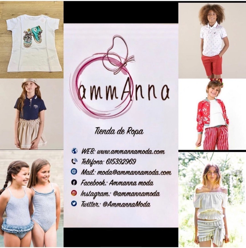 Moda Tienda de ropa infantil y juvenil AMMANNA MODA