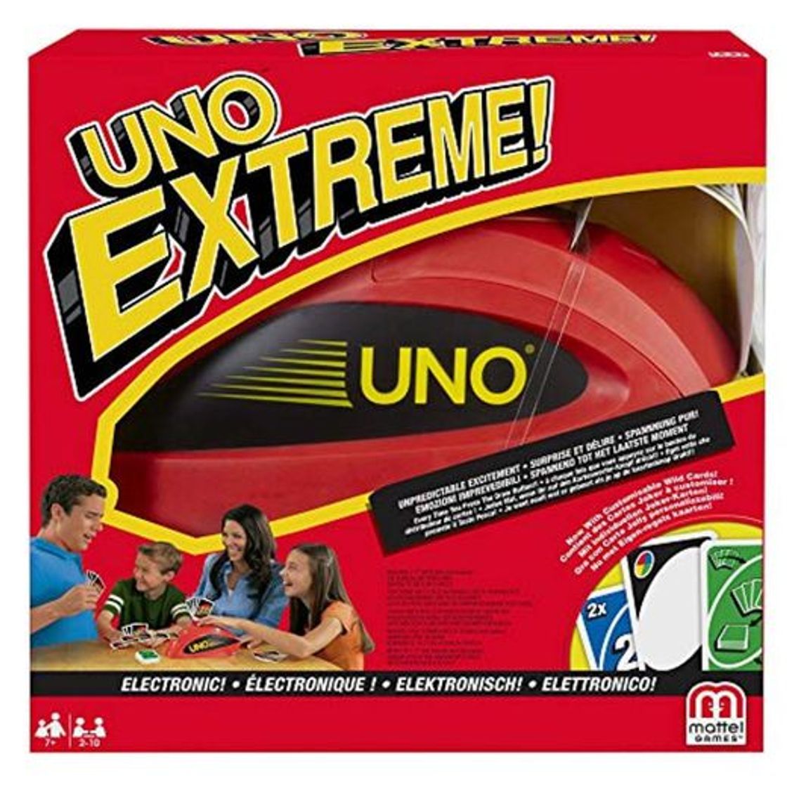 Product Mattel Games Uno extreme, juego de cartas