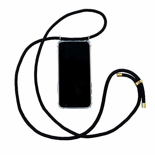 Social Hanek Funda iPhone 11 Funda de móvil con cordón para Colgar –