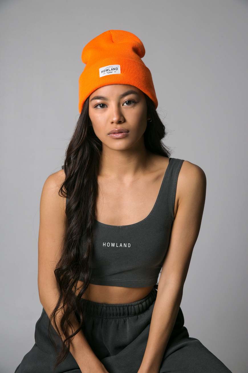 NEON ORANGE BEANIE