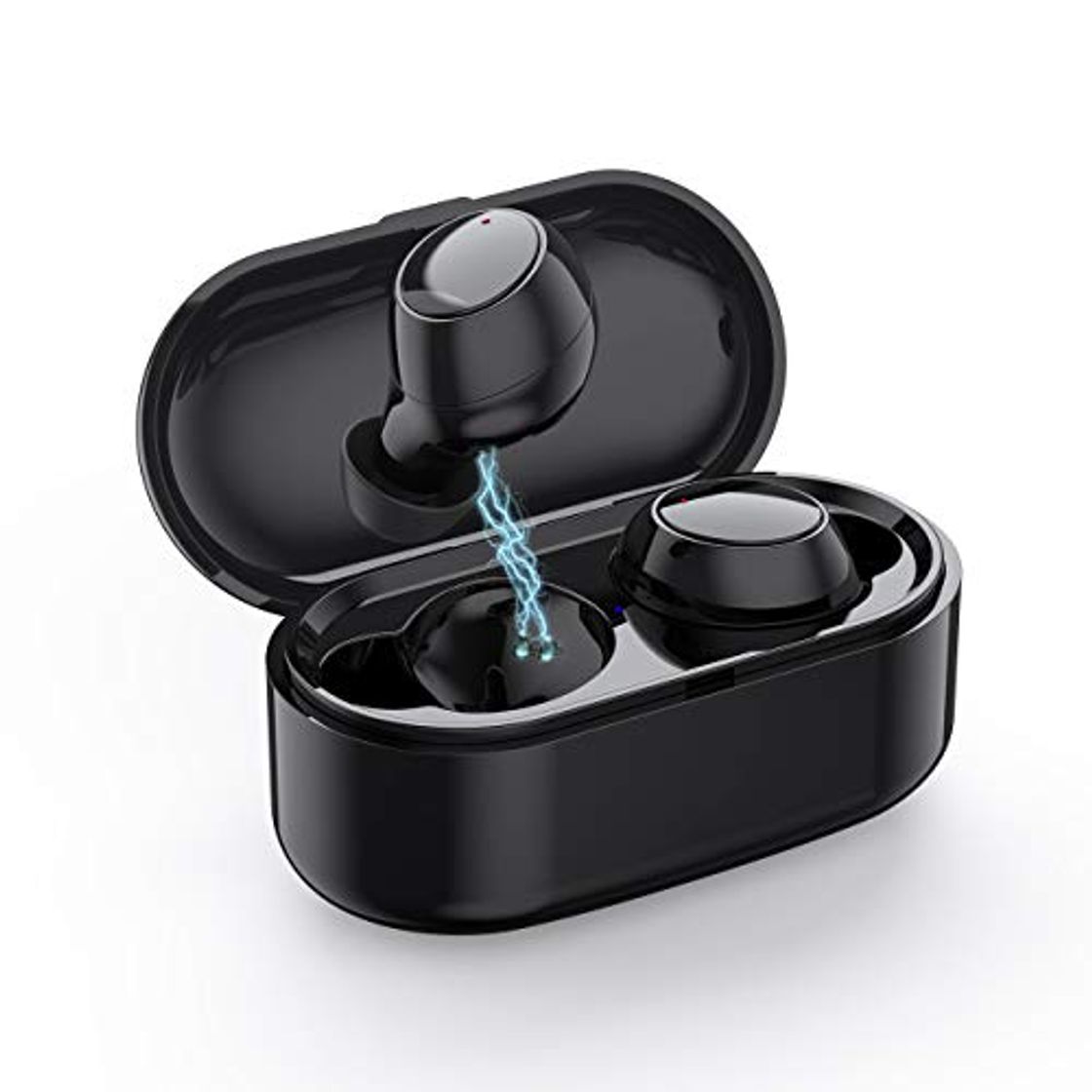 Product POWERADD Auriculares Bluetooth Auriculares inalámbricos con Bluetooth 5.0 Mini Twins In-Ear Auriculares