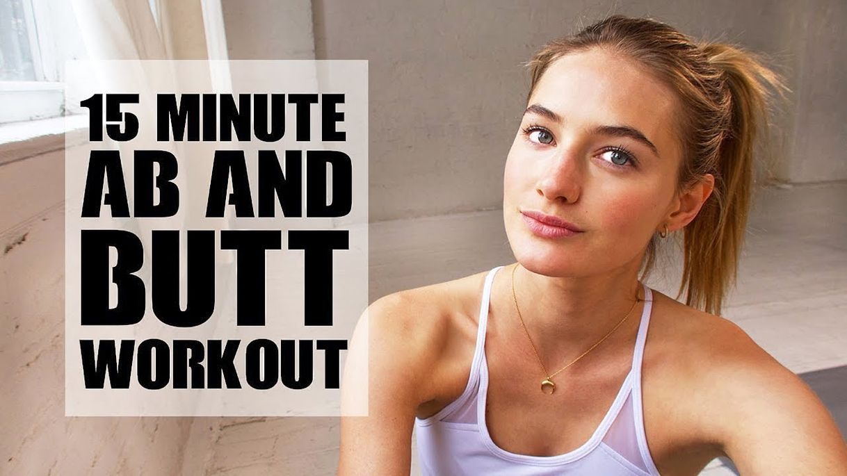 15 Minute Ab & Butt Model Workout | Sanne Vloet - YouTube