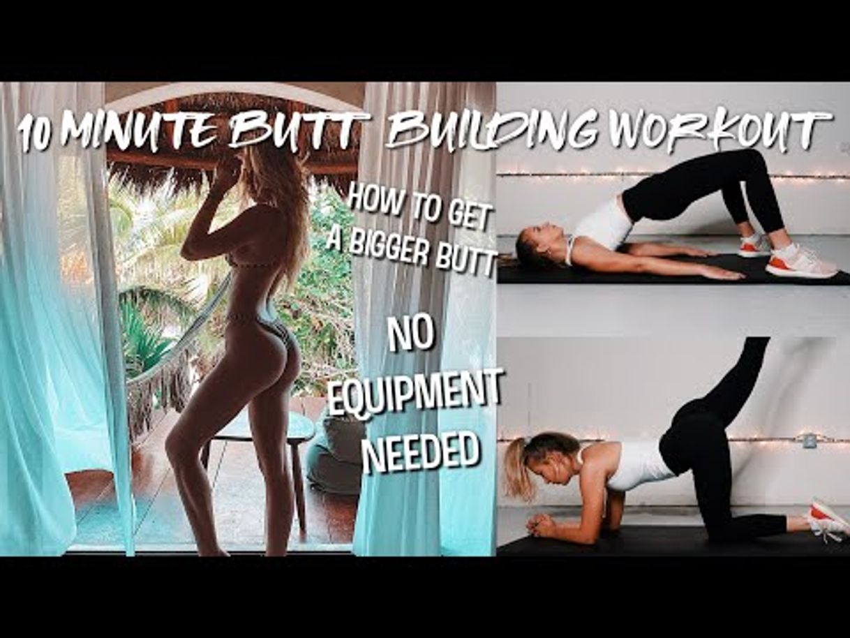 10 Minute Booty Building Workout Routine // NO EQUIPMENT ...