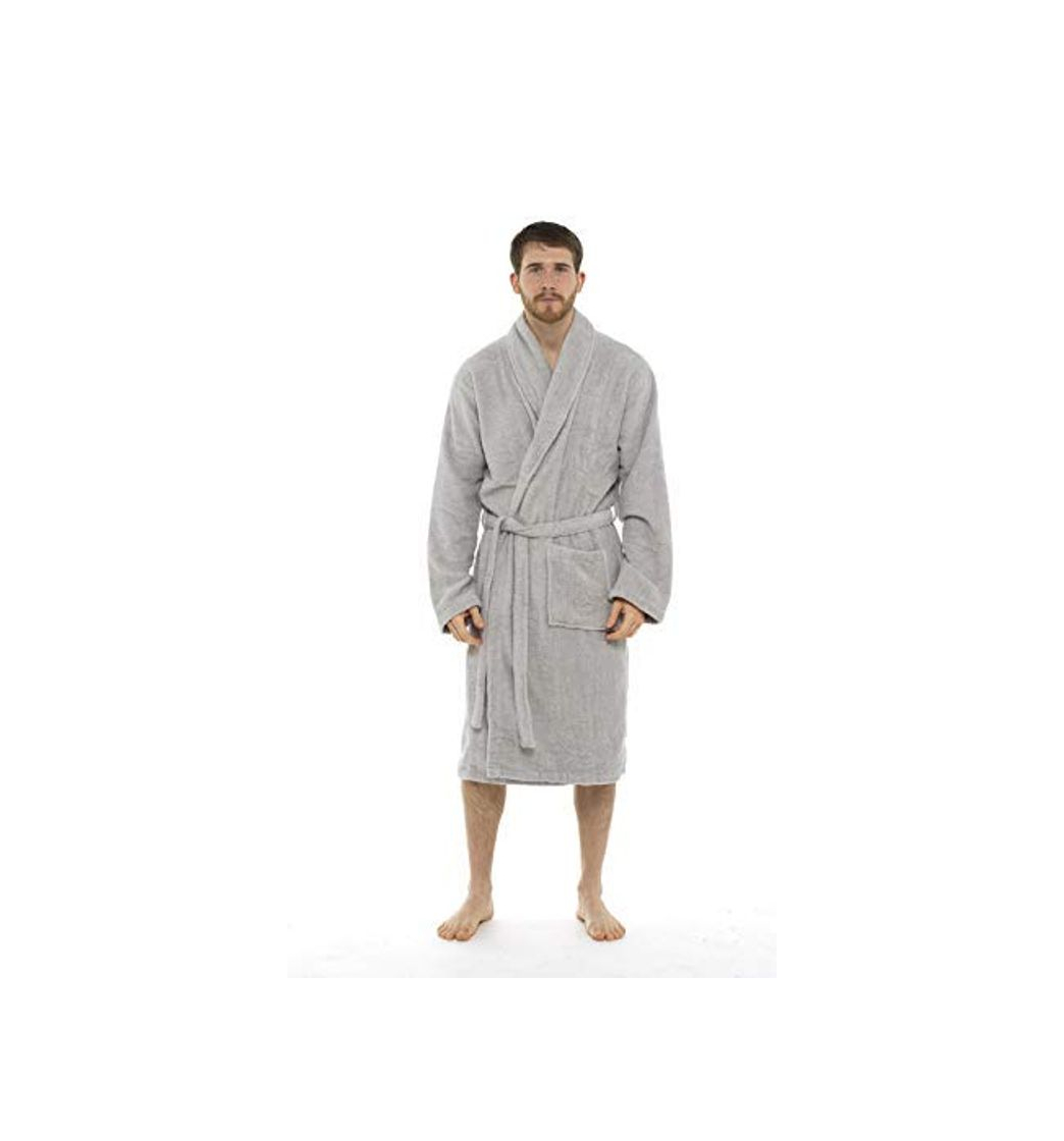 CityComfort Bata de baño para Hombres Bata de algodón 100% Terry Albornoz