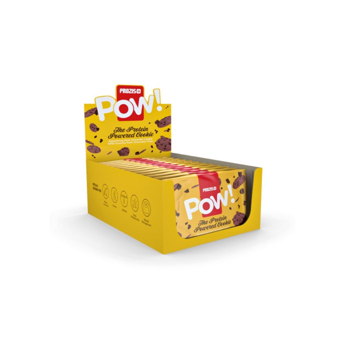 Product 12 x POW! - Protein Cookie 60 g - Bars & Snacks