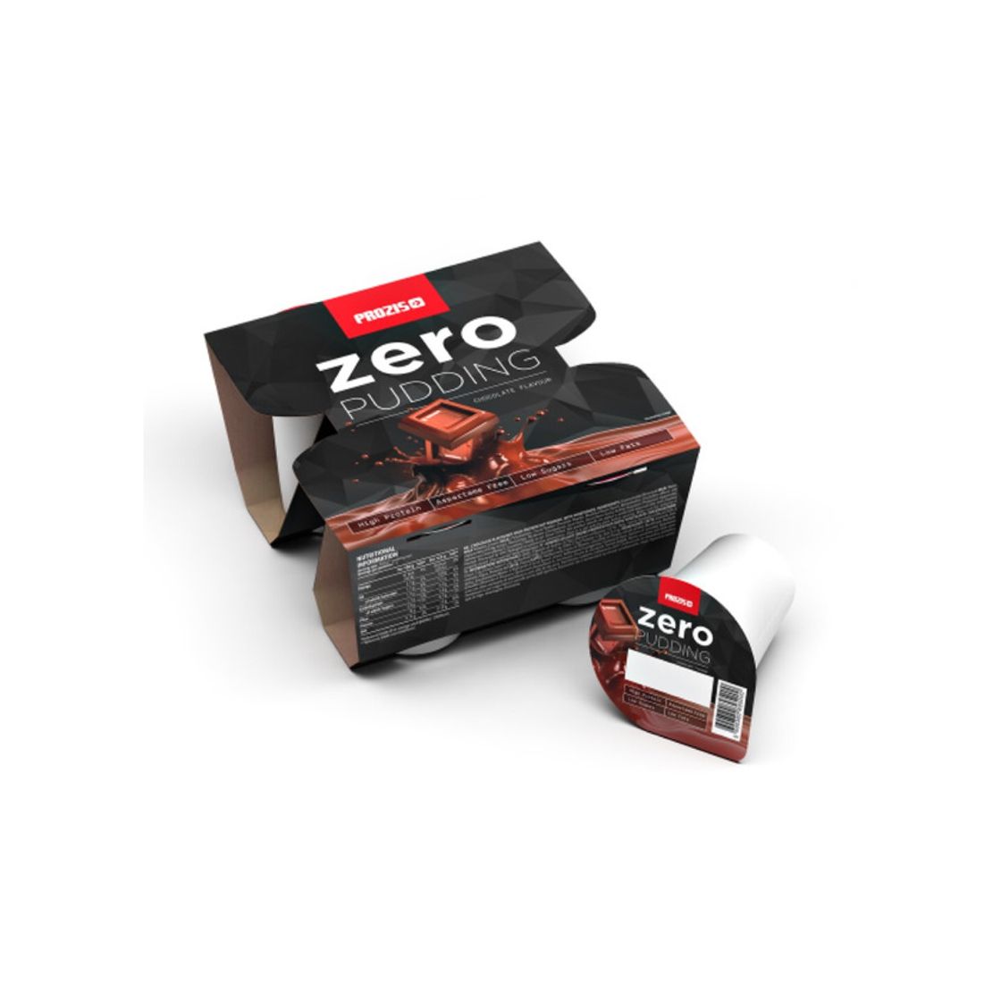 Product 4 x Zero Pudding 125 g - Bars & Snacks On The