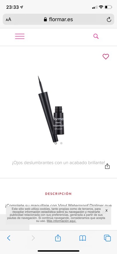 Product Eyeliner waterproof!