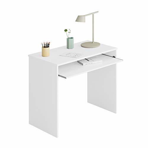 Social Habitdesign 002314A - Mesa de Ordenador con Bandeja extraíble, Modelo I-Joy, Medidas: