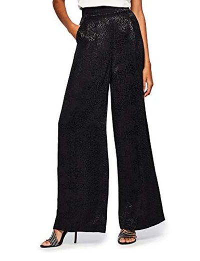 Marca Amazon - find. Pantalones Mujer, Negro