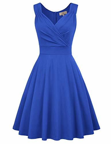 Social GRACE KARIN Mujer Vestido Elegante Años 50 Vestido de Mujeres Rockabilly Clásico