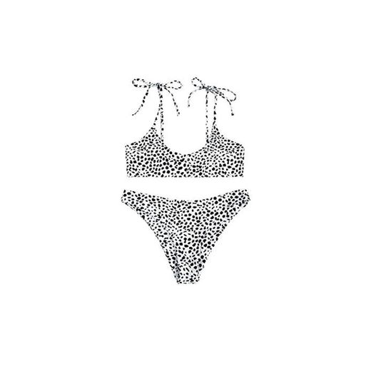 ZAFUL - Conjunto de Bikini de Dos Piezas para Mujer, Parte Superior