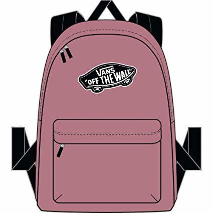 Moda Vans Realm Backpack Mochila Tipo Casual, 42 cm, 22 Liters, Negro