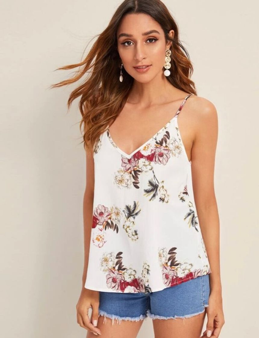 Top de tirantes con estampado