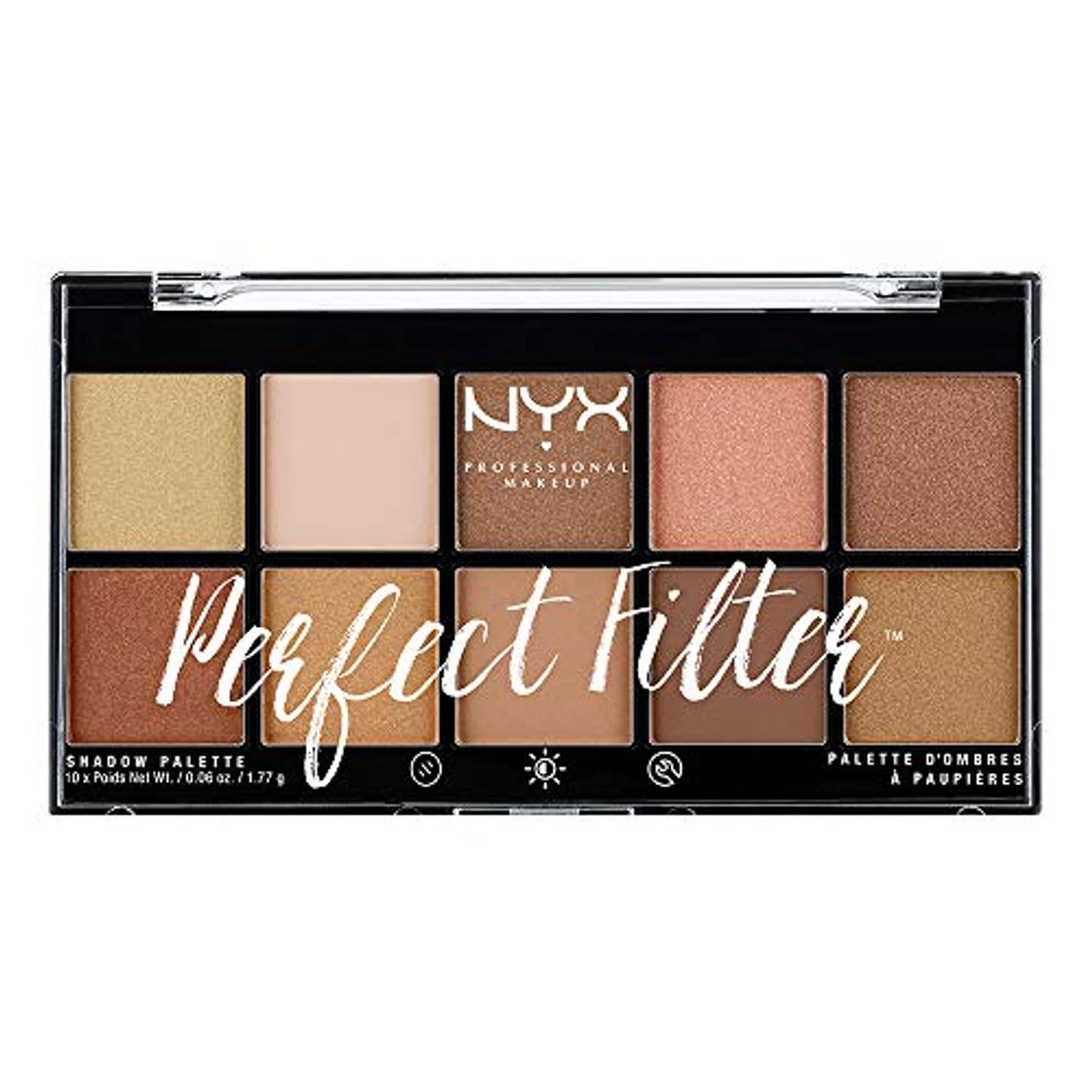 Social NYX Professional Makeup Paleta de sombras de ojos Perfect Filter Shadow Palette