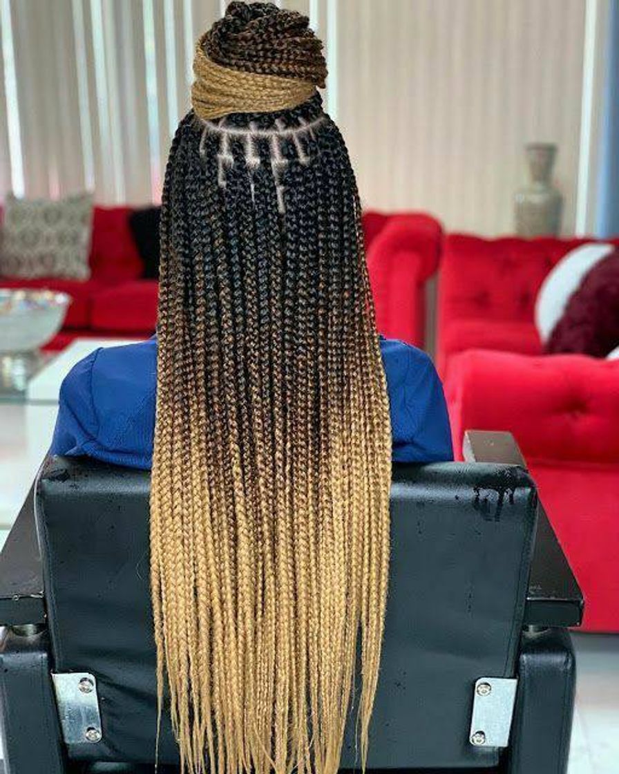 Moda Box braids 💛