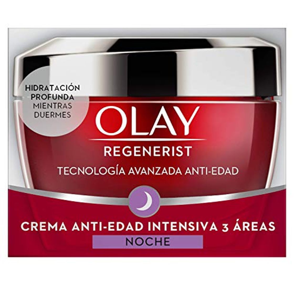 Belleza Olay Regenerist 3 Áreas Hidratante Anti-Edad Reafirmante Noche