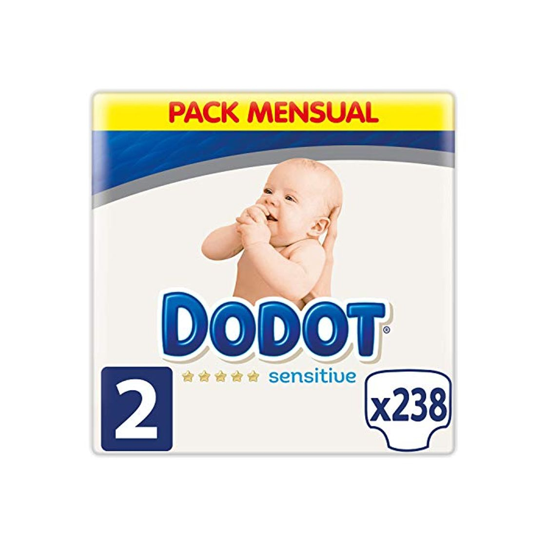 Social Dodot Sensitive Pañales para Bebé, Talla 2