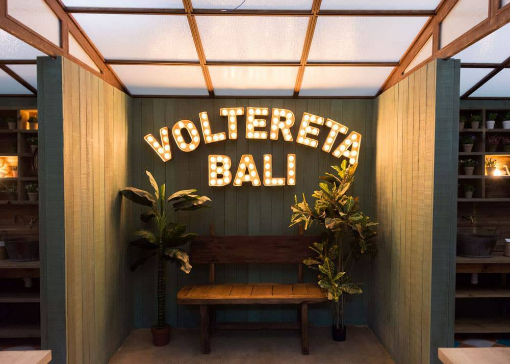 Restaurants Voltereta, Bienvenido a Bali